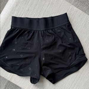 Lululemon polka dots & logo shorts size- size 4